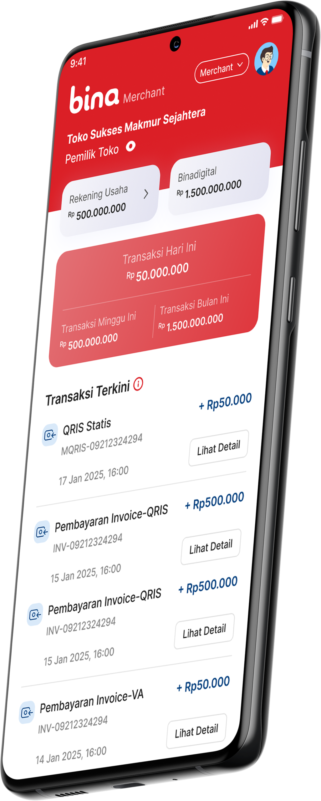 Bina Mobile App